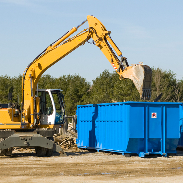 can i choose the location where the residential dumpster will be placed in Edmond West Virginia